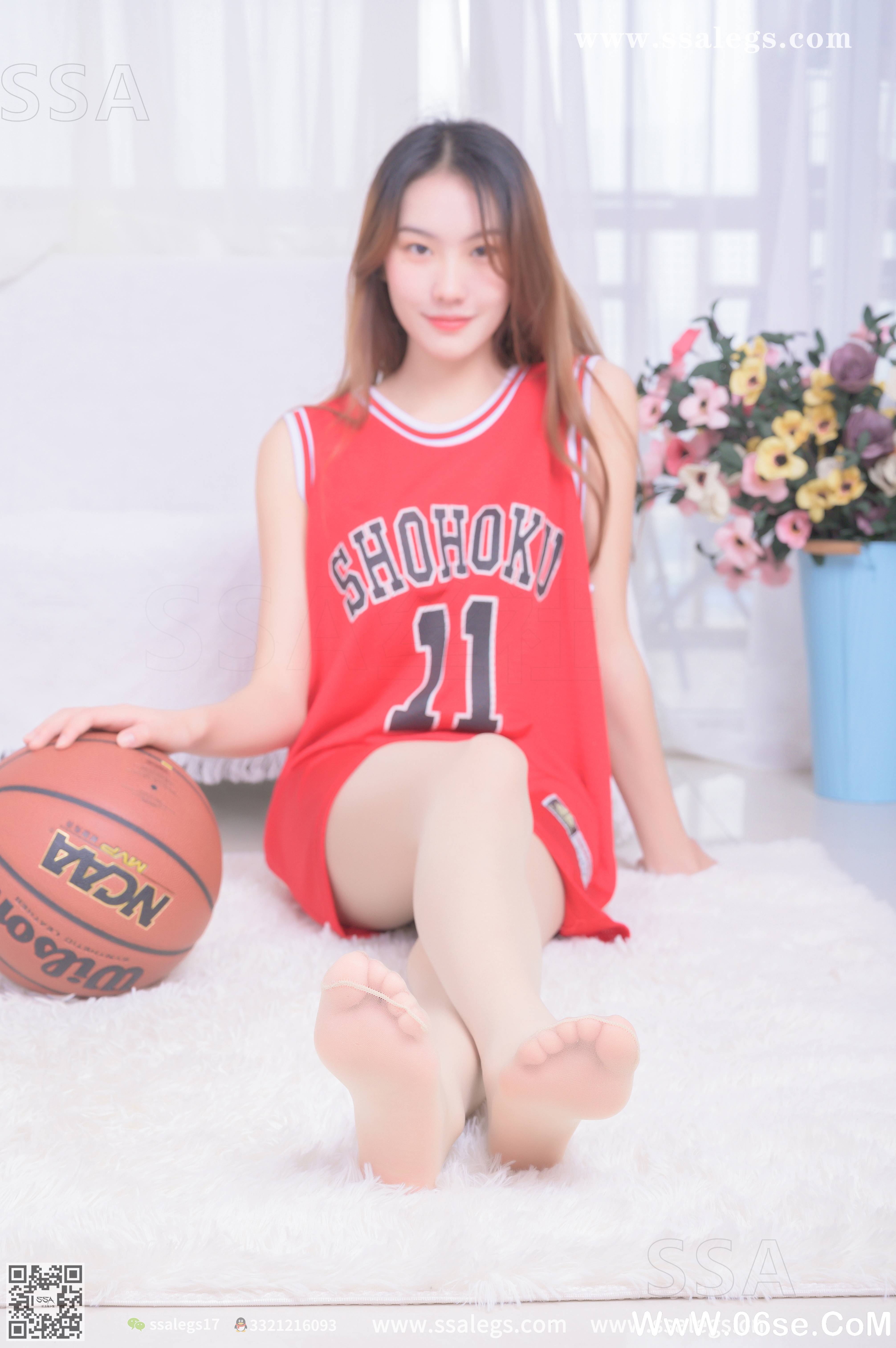 图片[51]-[SSA丝社] NO.325 素素小姐姐放假在家穿丝袜陪你玩篮球(下)[127P1.38G]-六色网