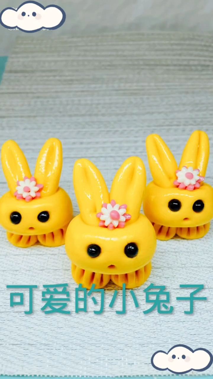 面点分享可爱的小兔子
