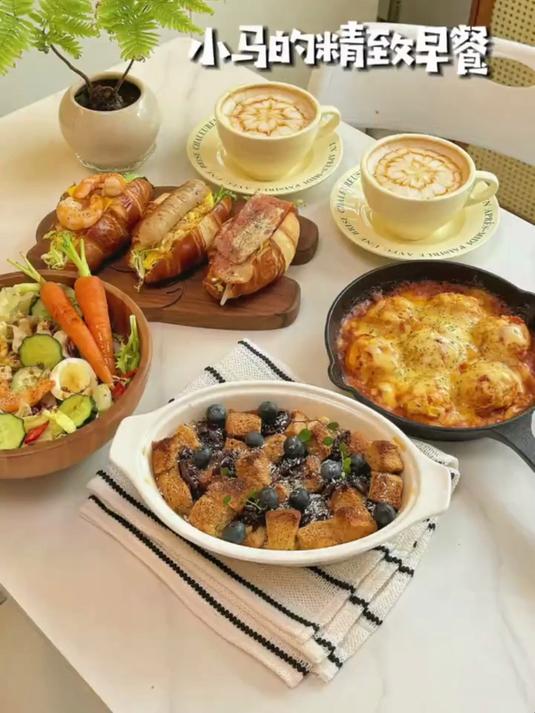 早起做顿丰盛又精致的早餐!