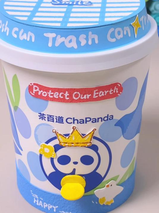 别扔！自制可按压桌面垃圾桶！