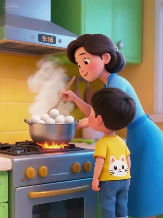 小明不喜欢吃白色的汤圆