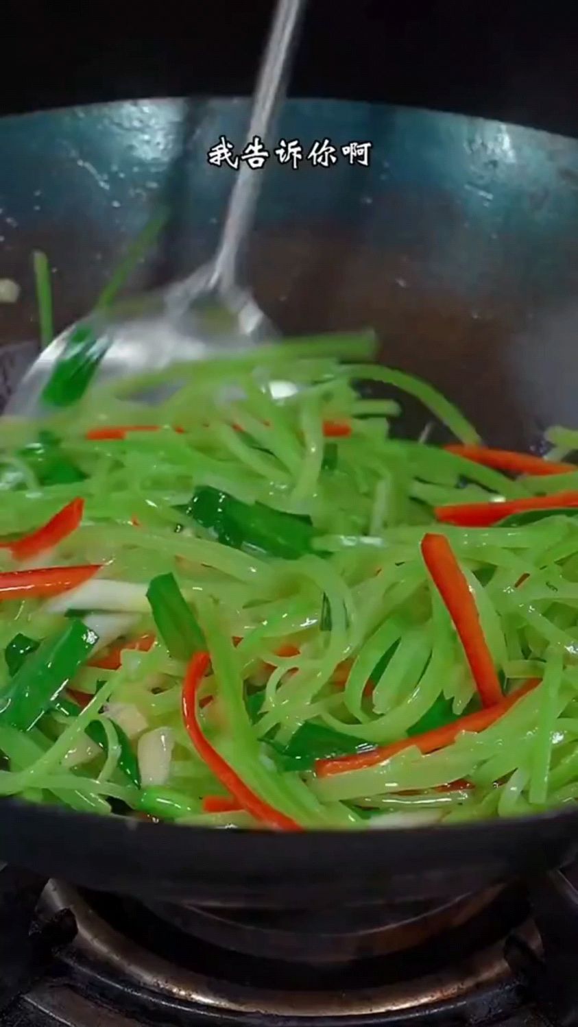 清炒莴笋这样做