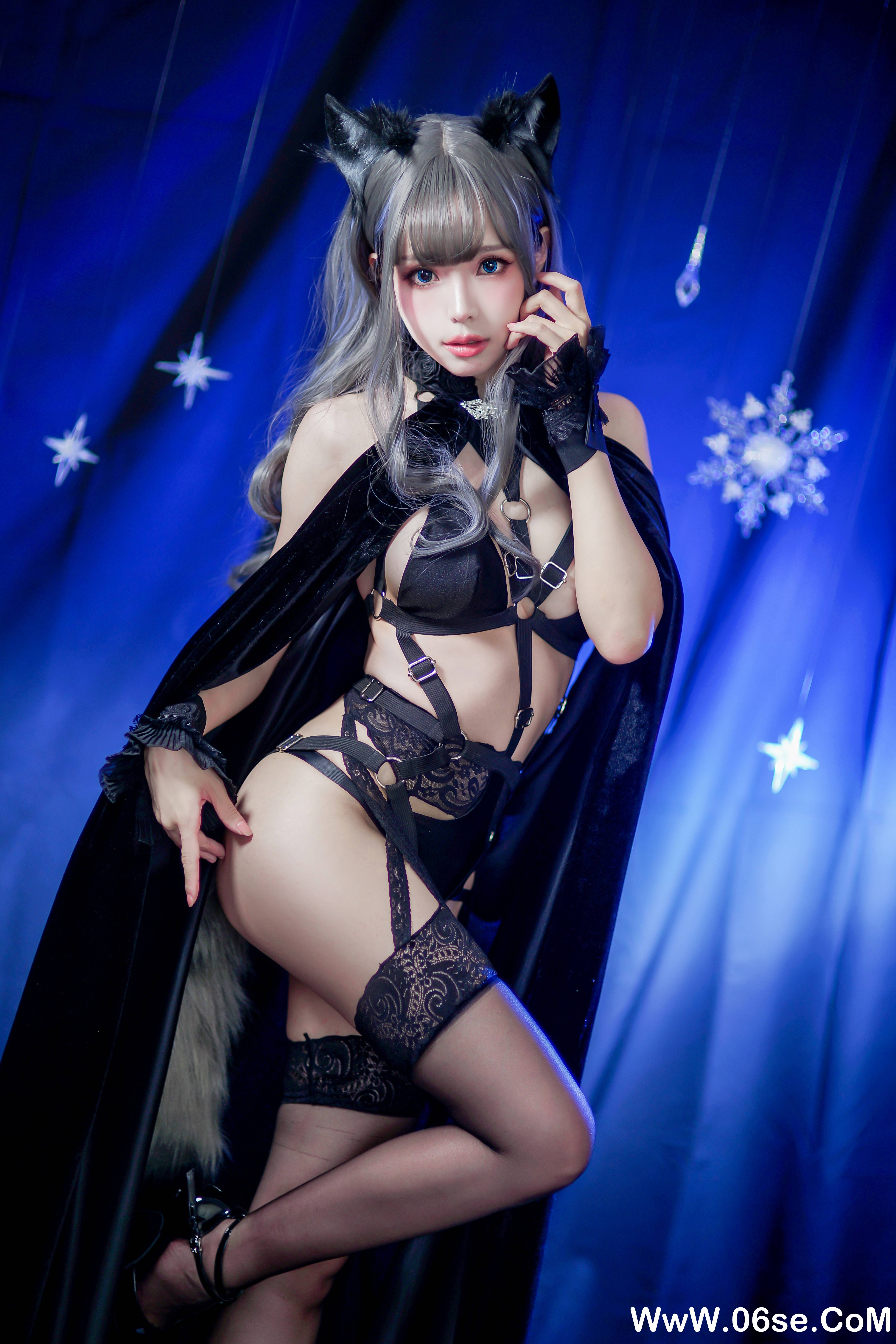 图片[12]-Ely_eee(ElyEE子) NO.037 — 灰太狼-黑丝带[24P115M]-六色网
