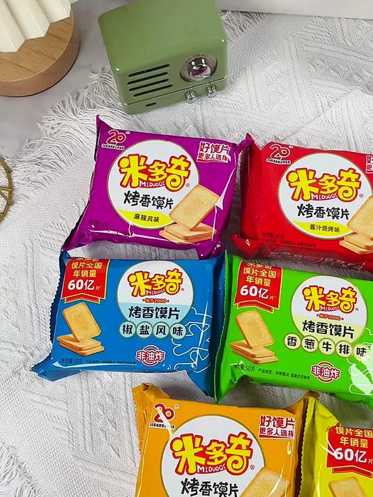 米多奇烤香馍片烤馒头片,酥脆饼干,非油炸,营养又养胃!