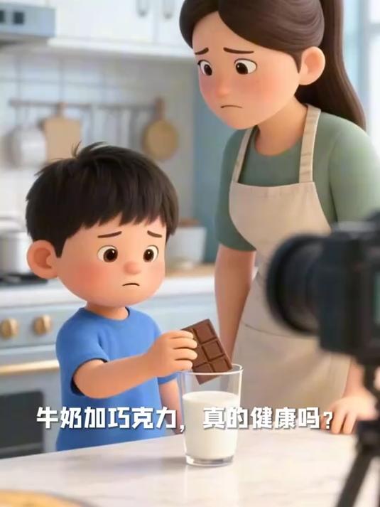 喝牛奶的误区 别和巧克力一起吃
