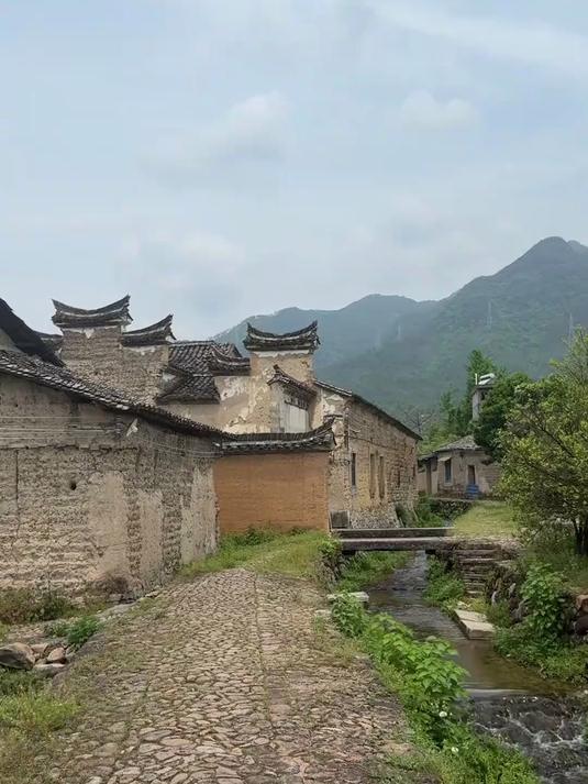 丽水松阳周边的山下阳古村落,徽派是的古建筑