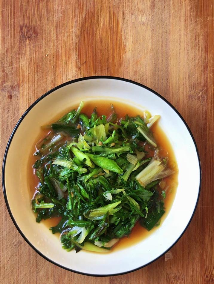苦菊怎样炒着好吃,分享一道苦菊炒大蒜叶