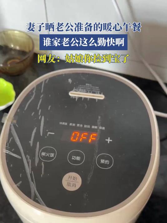 妻子晒老公准备的暖心午餐,网友:姑娘你捡到宝了