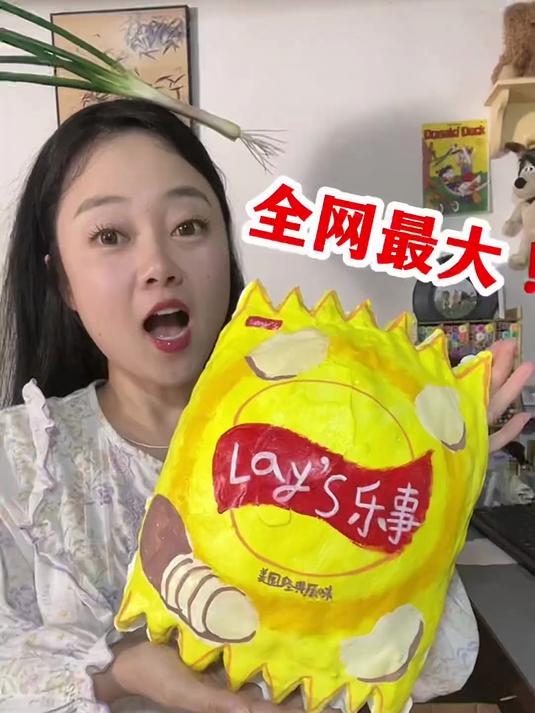 手工DIY自制乐事薯片解压球