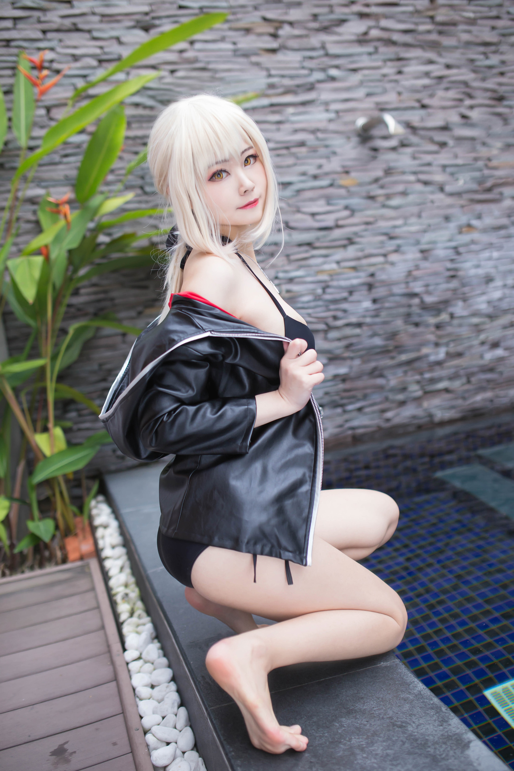 图片[74]-Coser萱-KaYa NO.132 — 黑贞 黑呆毛下着[83P45M]-六色网