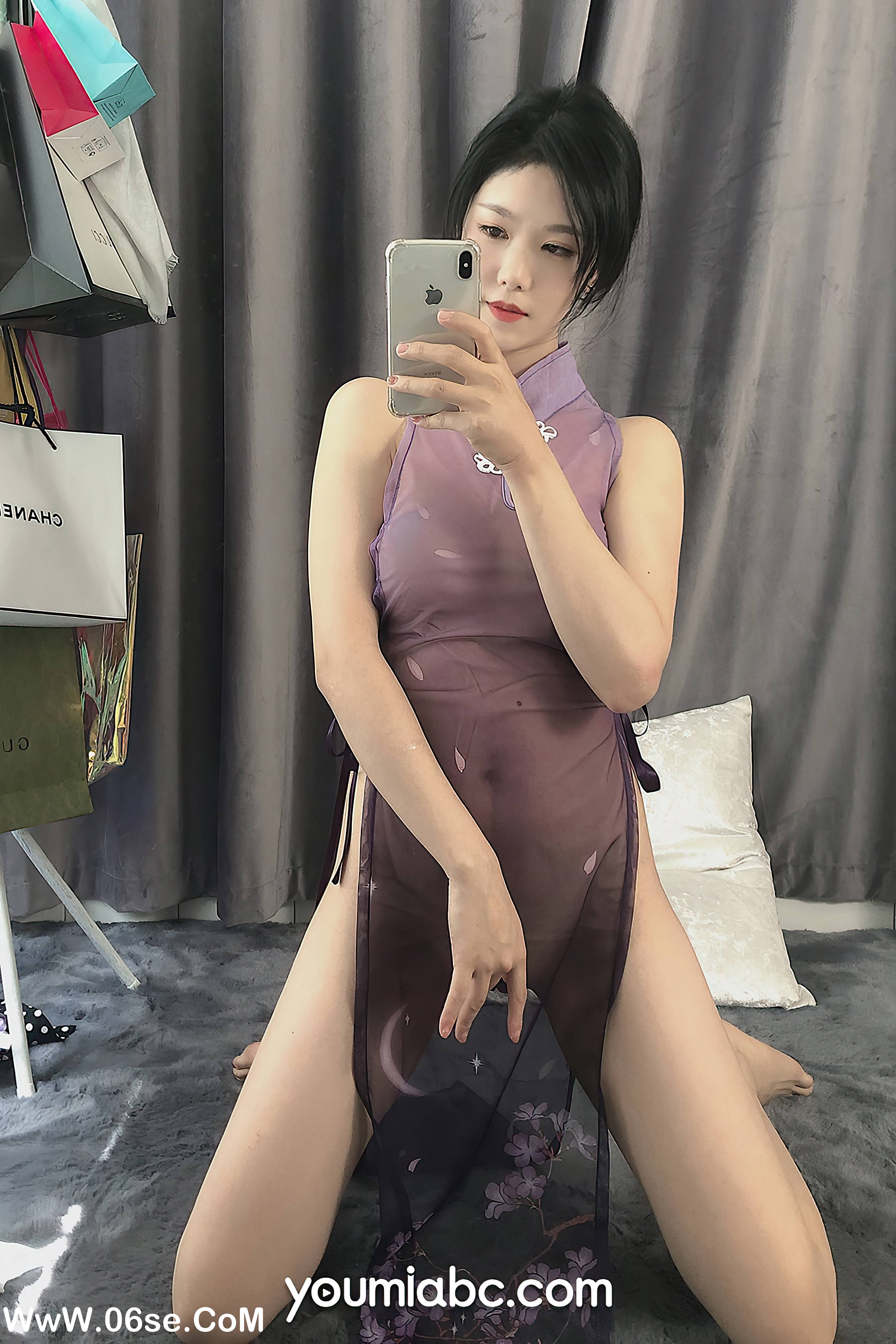 图片[33]-[YouMi尤蜜] 2021.10.15 江南烟雨紫 抖娘利世[32+1P438M]-六色网
