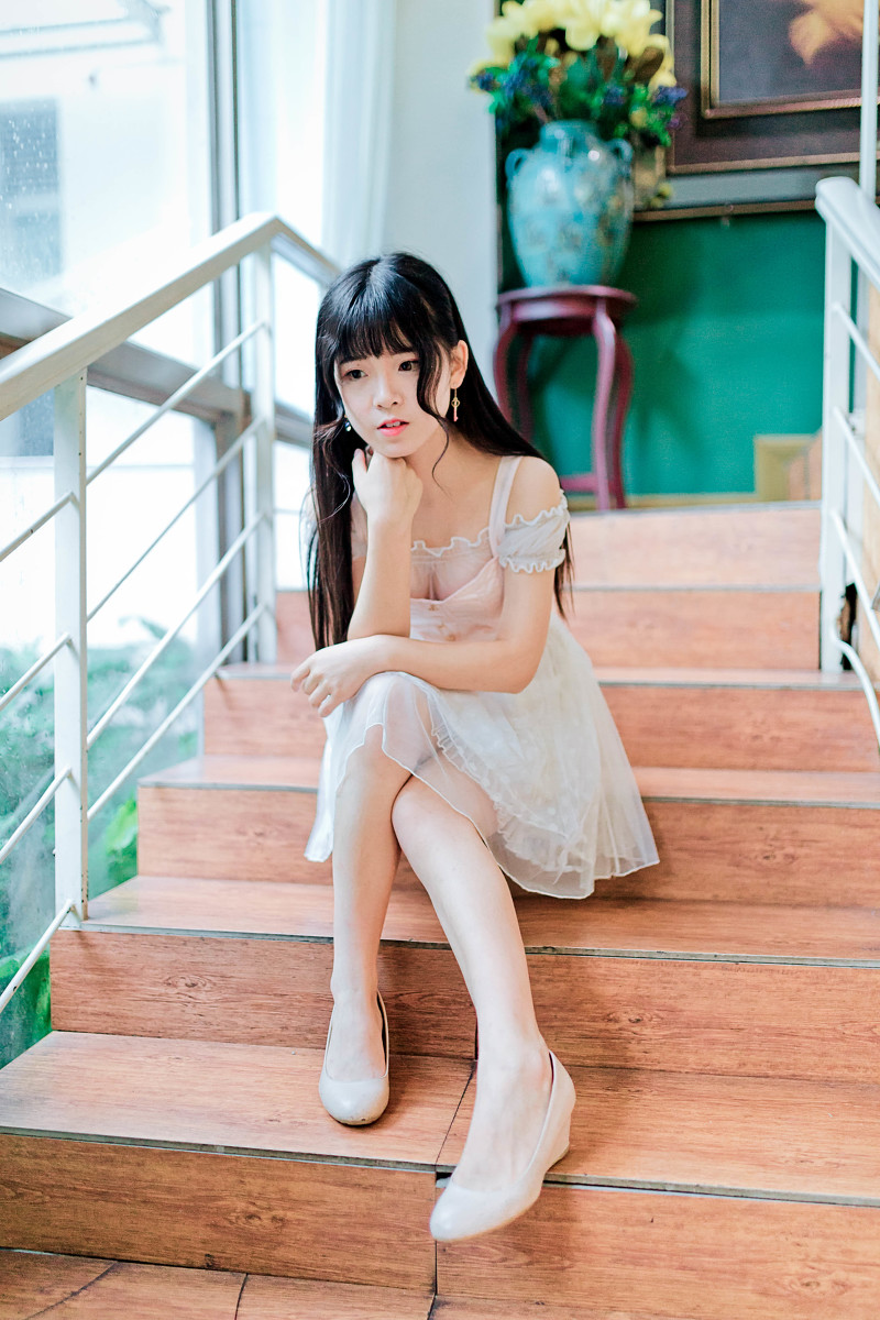 图片[4]-白色少女-六色网