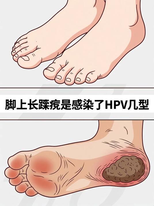 脚上长跖疣是感染了hpv几型