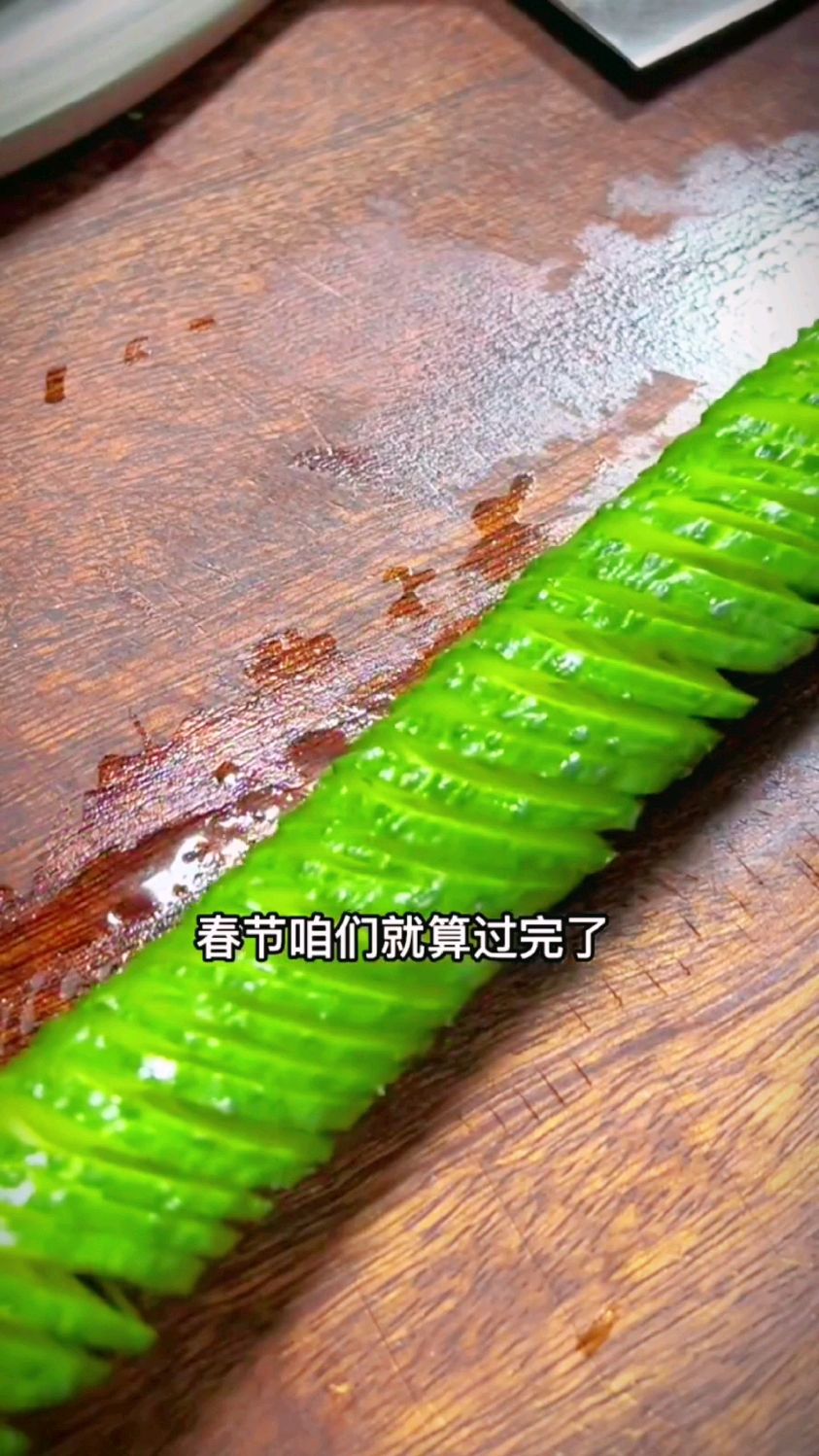 蓑衣黄瓜的做法(家庭版)