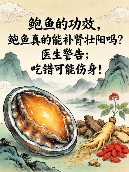 鲍鱼的功效，鲍鱼真的能补肾壮阳吗？医生警告：吃错可能伤身！(1)