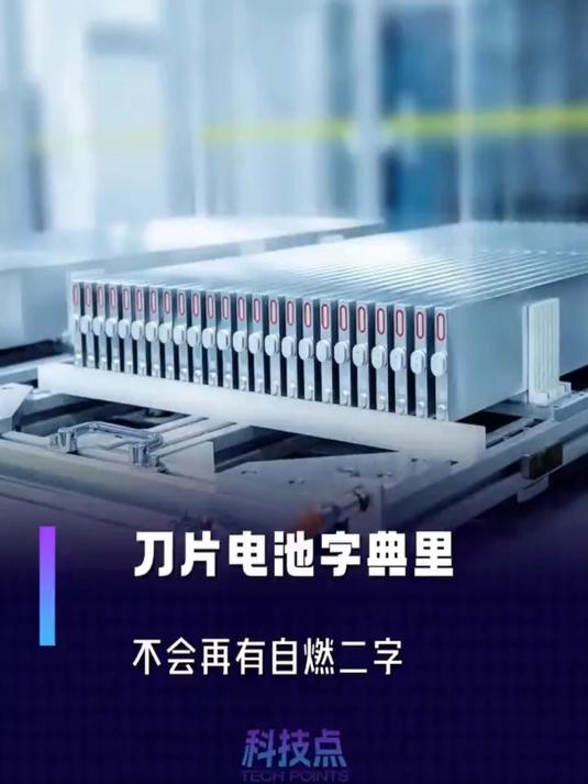刀片电池字典里将没有自燃二字