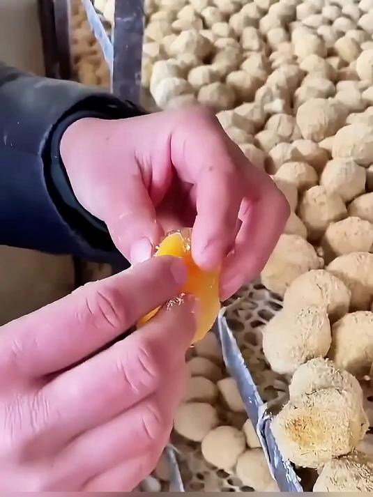 女孩吃皮蛋,这口感太上头了!