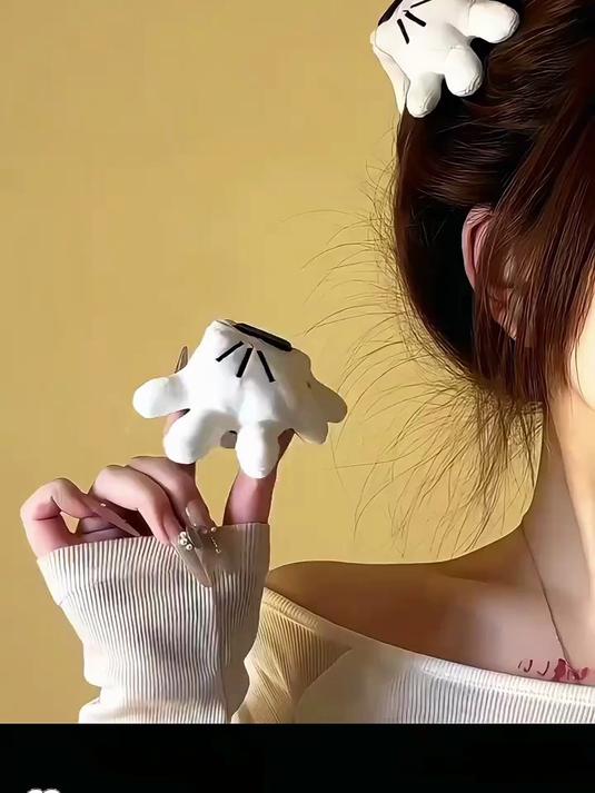 米奇立体鲨鱼夹！元气满满，让你的发型更出众