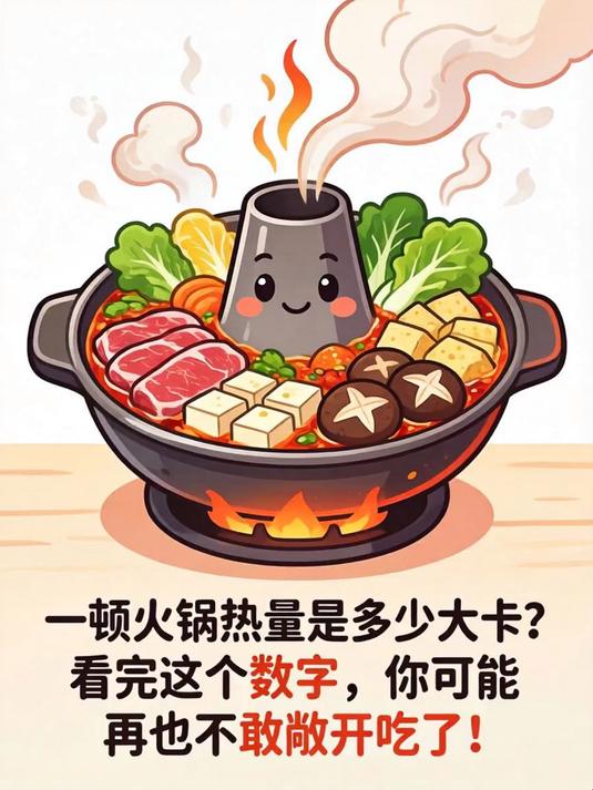 一顿火锅热量是多少大卡?看完这个数字,你可能再也不敢敞开吃了!