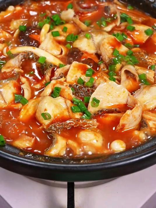 今天做了饭搭子喜欢吃的贵州红酸汤鱼片