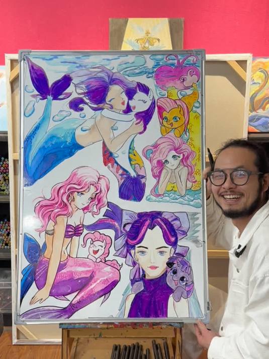 张老师爱上画小马宝莉