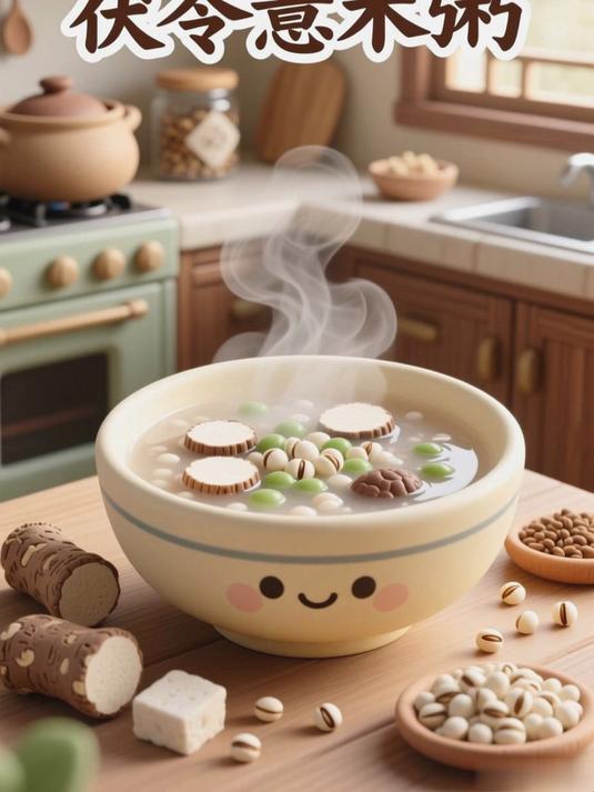 茯苓薏米粥，健脾祛湿养生