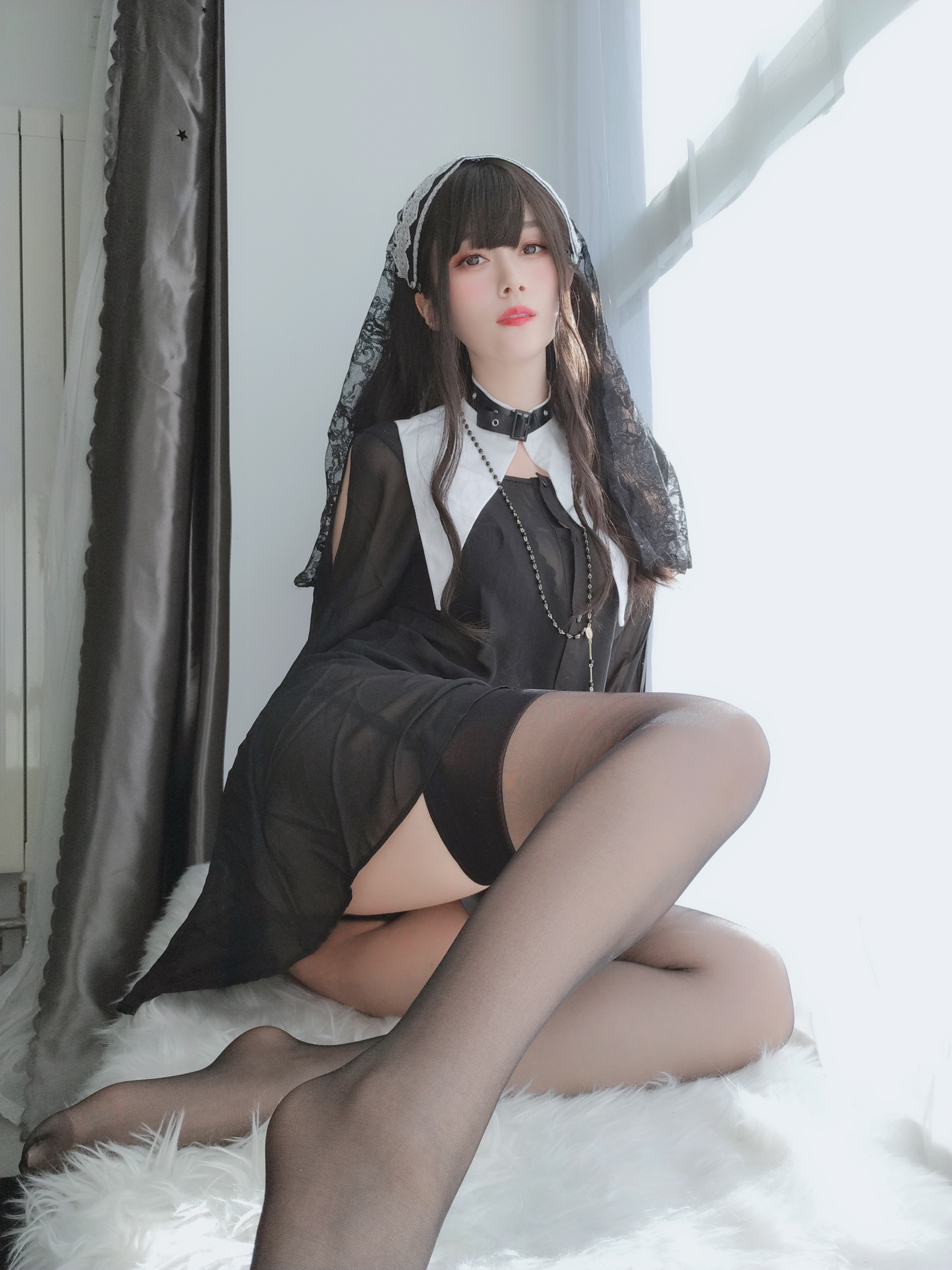 图片[42]-Coser小姐姐白银 NO.044 – 蕾丝修女[86P+7V838M]-六色网