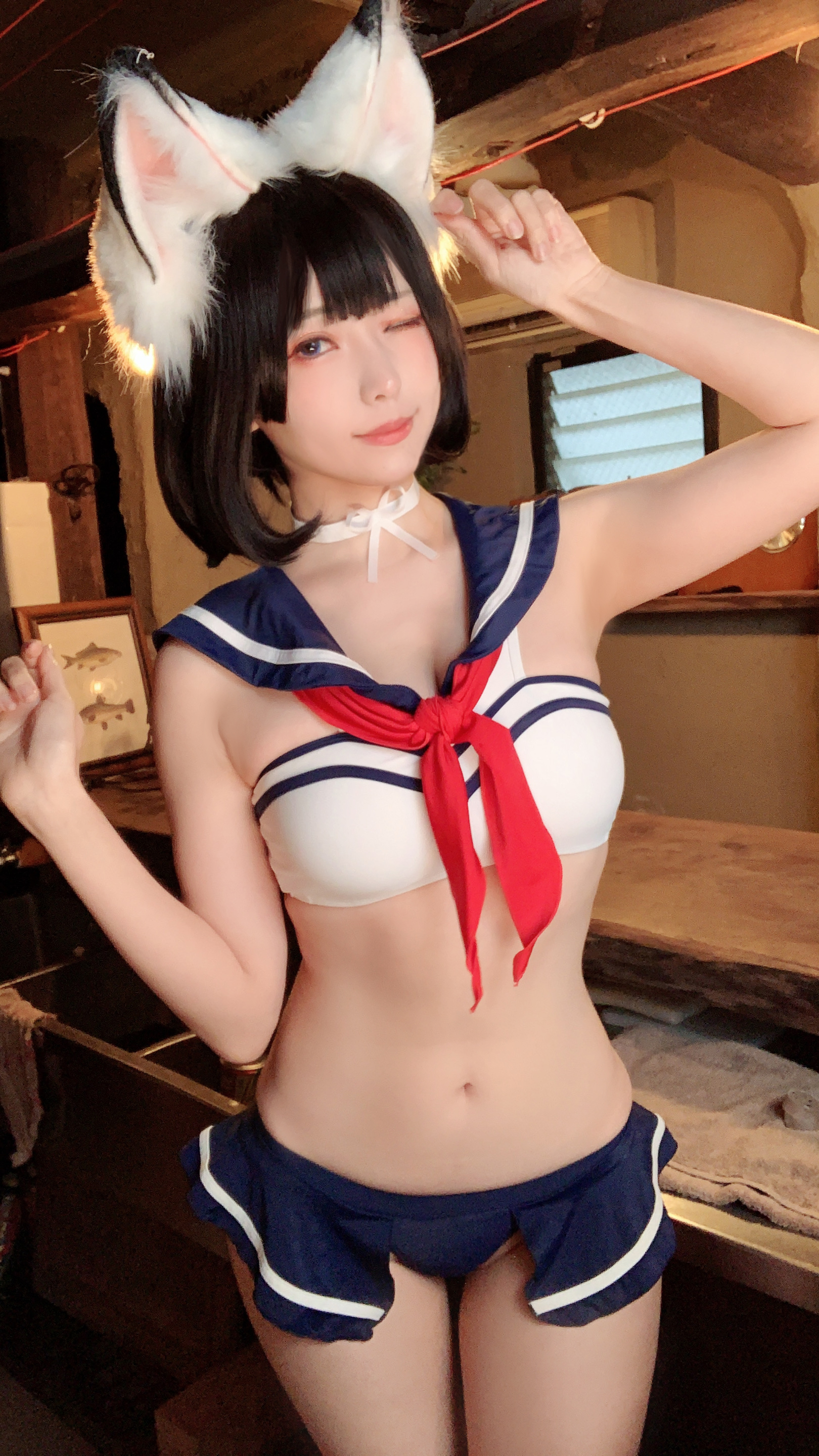 图片[23]-Ely_eee(ElyEE子) NO.041 — 獸耳居酒屋 [31P59M]-六色网