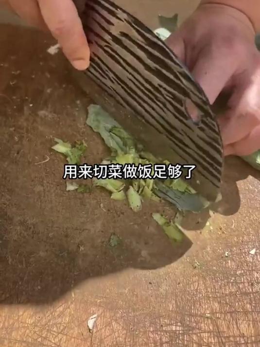 鱼头刀,斩切两用,除了胖点,其它都很不错