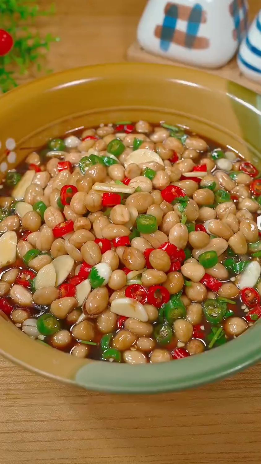 凉拌花生米这样做