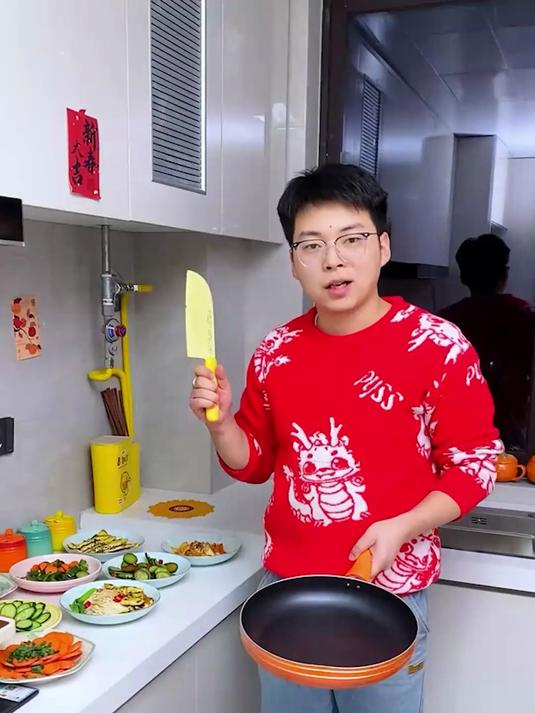 壁挂手提双用!厨房多层备菜架,台面收纳不占地超实用