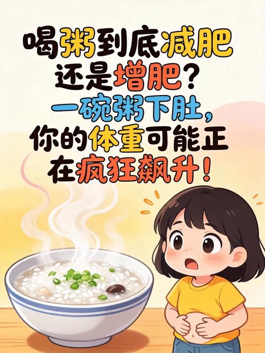 喝粥到底减肥还是增肥?一碗粥下肚,你的体重可能正在疯狂飙升!