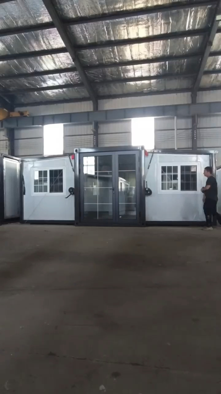 双翼折叠房 拓展集装箱房屋出口美国 澳大利亚热销款 20尺 40尺