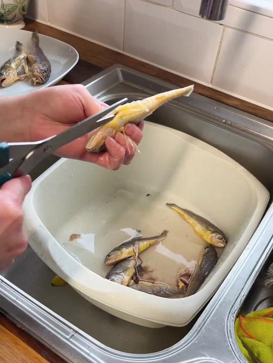 第一次做这种小黄花鱼本以为有很多刺他们不会吃