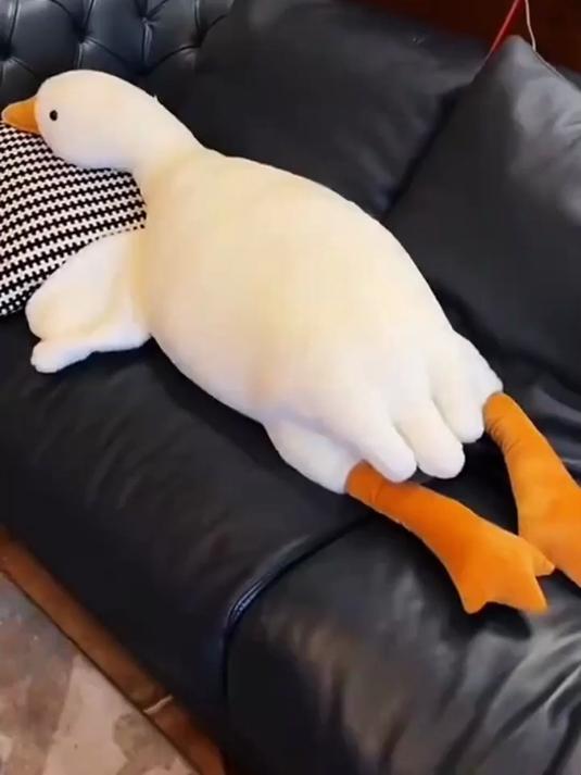 超火网红大白鹅抱枕，萌态可掬，儿童玩偶摆摊批发好礼