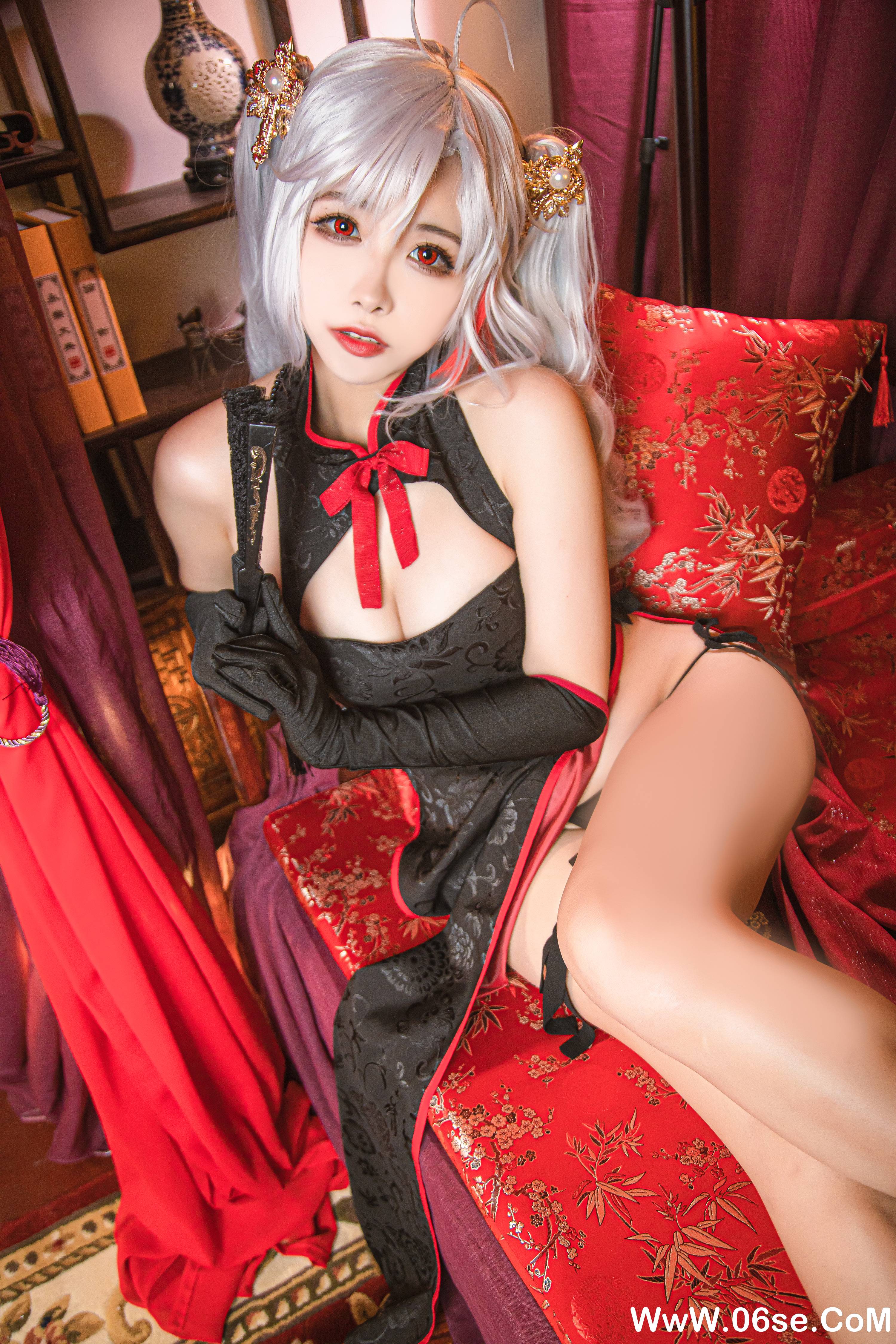 图片[16]-Momoko葵葵 NO.028 – 欧根之旗袍[20P249M]-六色网