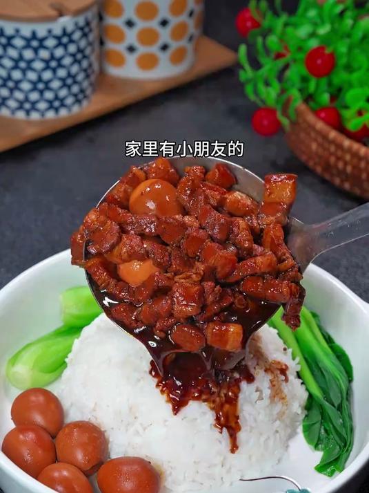 家里有小朋友的一定要学会这个孩子们喜欢吃的卤肉饭