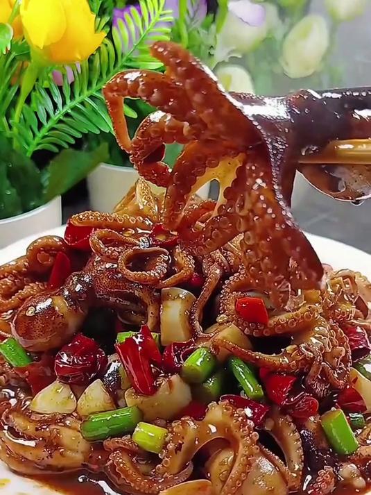 鲜香 Q 弹八爪鱼,烹饪时光解锁美味密码
