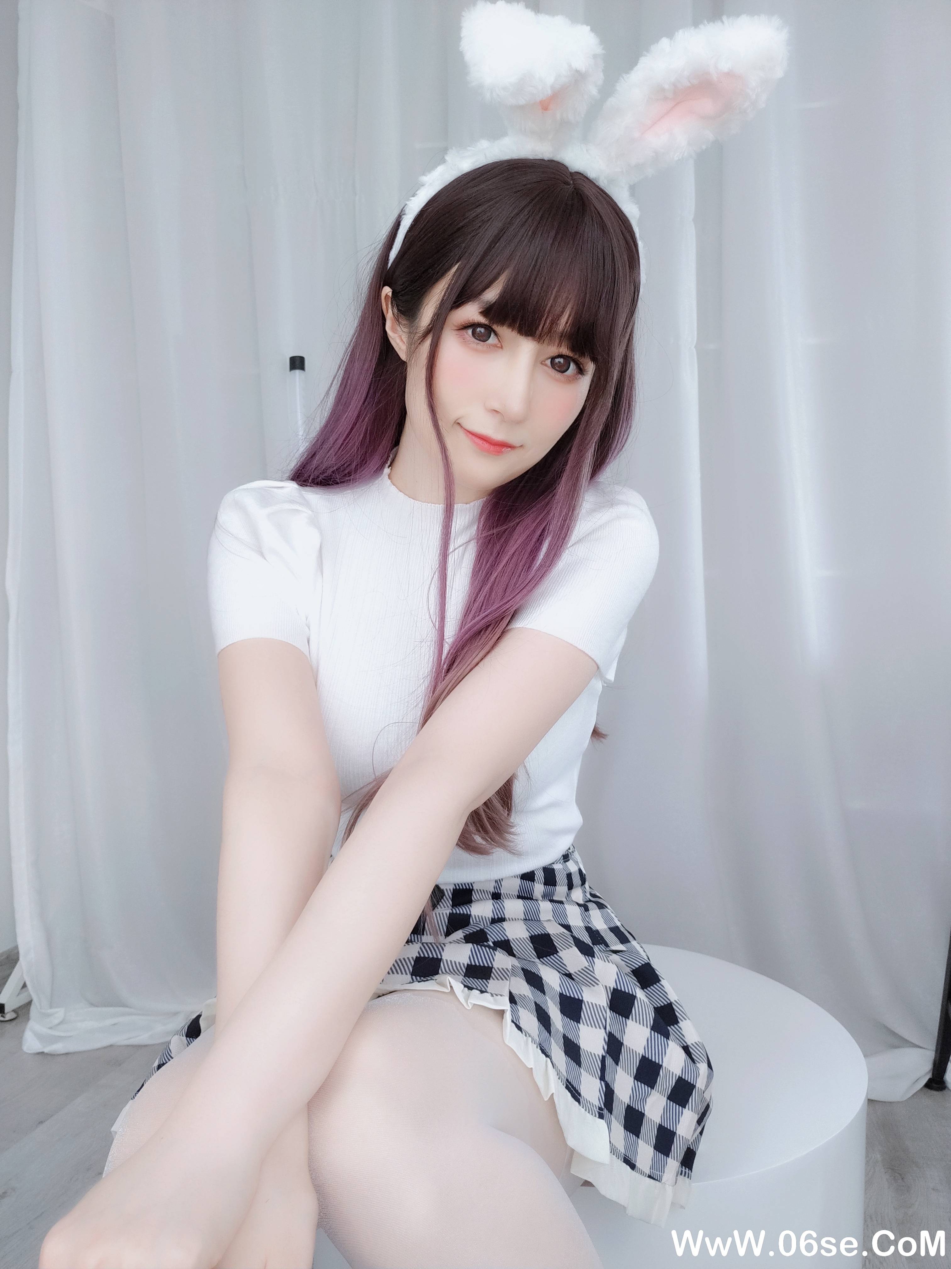 图片[22]-Coser小姐姐白银 NO.152 — 白丝兔女郎[168P+7V1.19G]-六色网