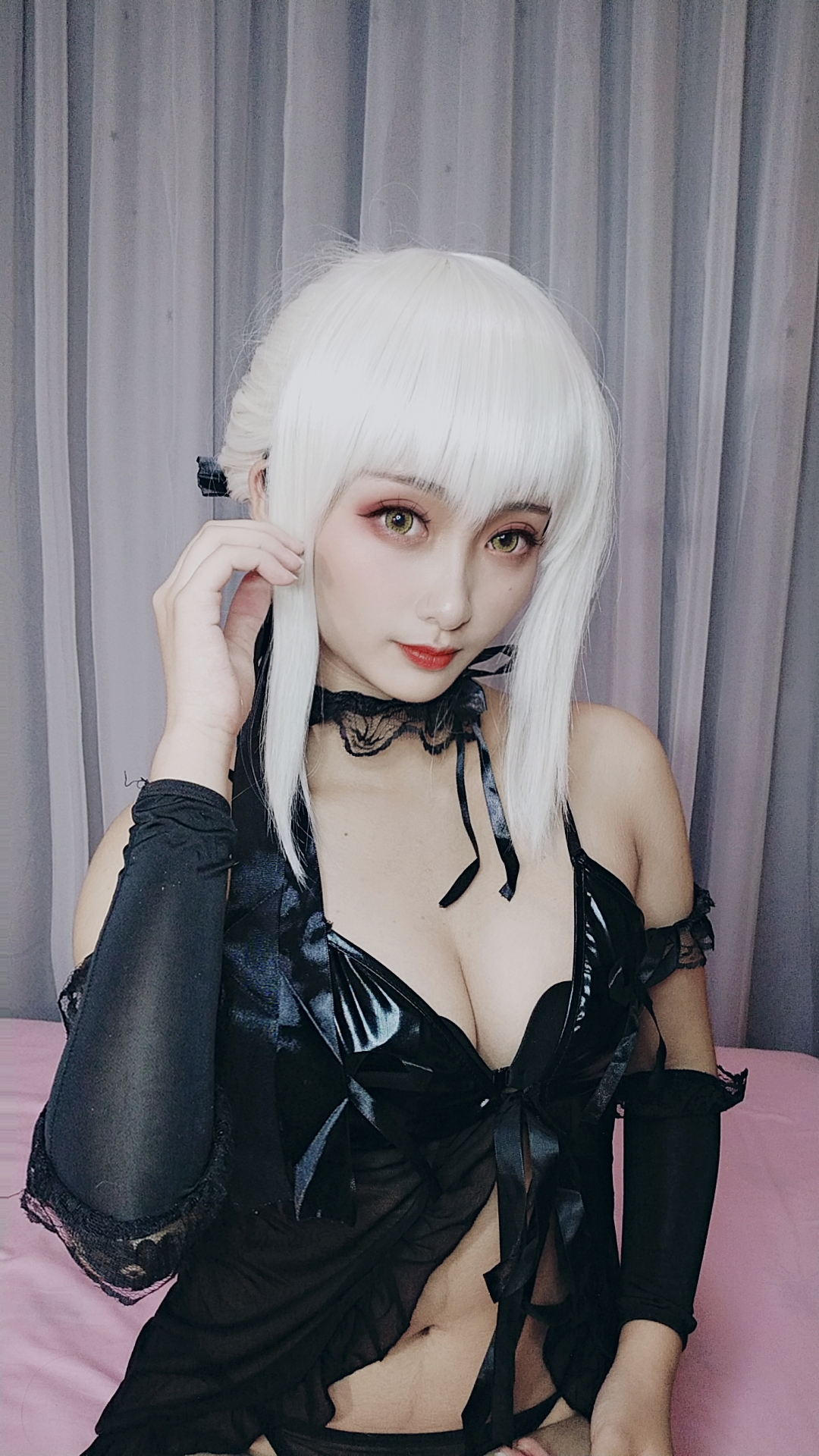 图片[6]-洛璃LoLiSAMA NO.008 — 黑呆睡衣王座[30P+5V59M]-六色网