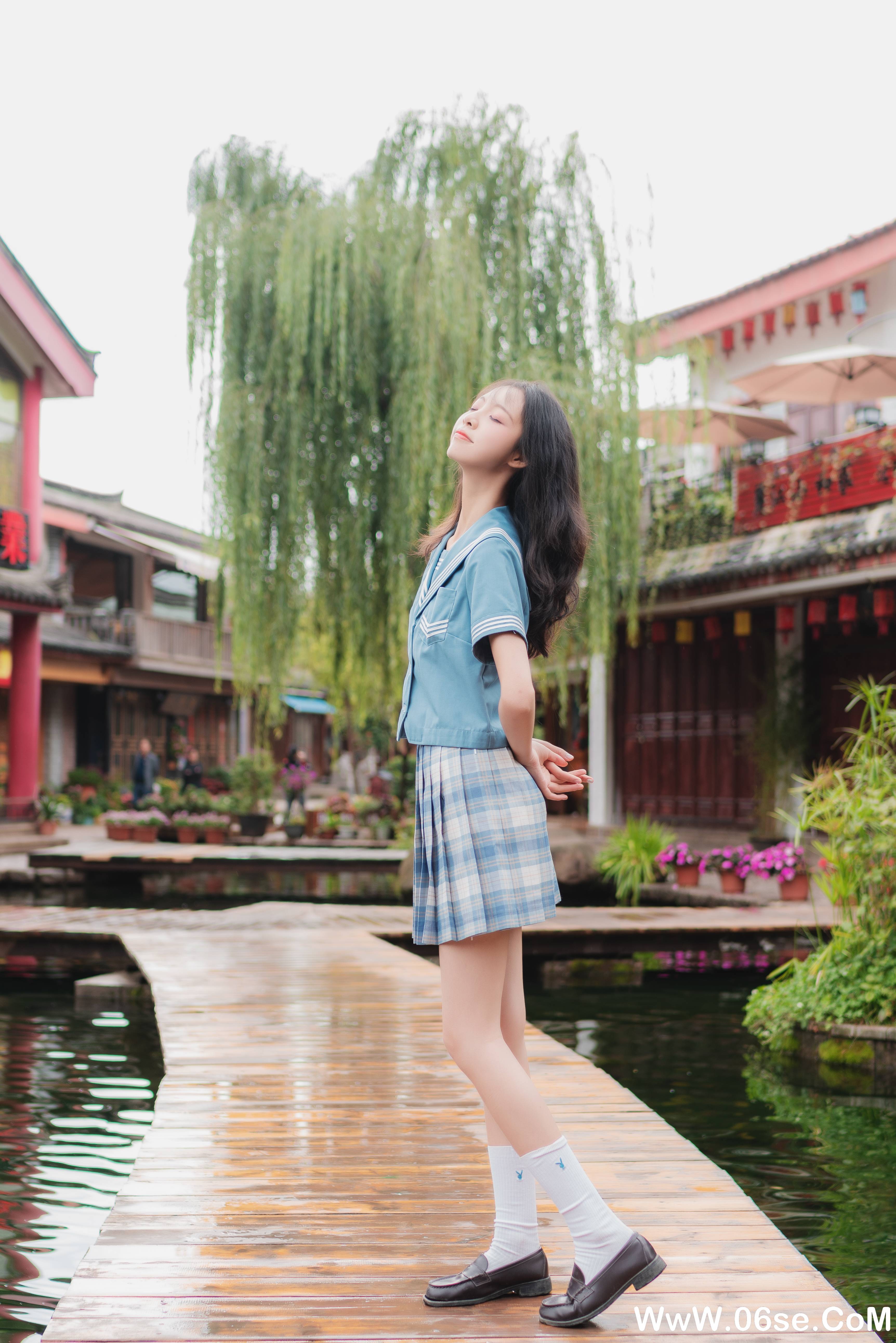 图片[2]-西瓜少女 NO.015 – 丽江写真JK户外[44P325M]-六色网