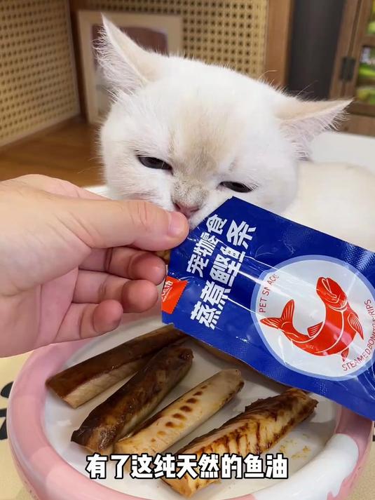 没有猫咪不爱吃鱼,来自深海的鲣鱼条