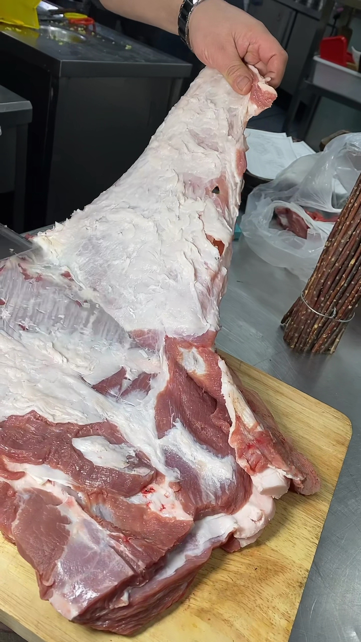 美食教程烤羊肉筋