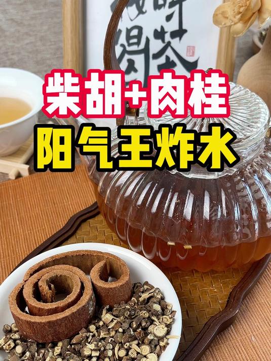 柴胡+肉桂 阳气王炸水