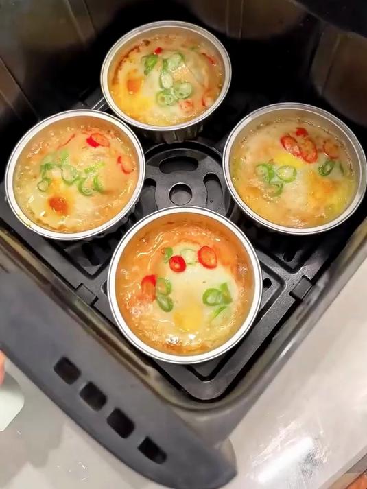 锡纸杯蛋挞托适配空气炸锅，一次性免洗，烘焙超省心