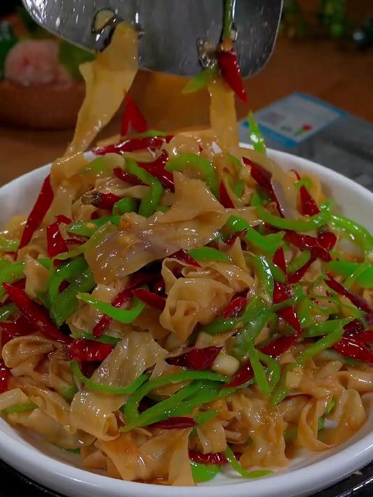 干豆皮丝炒菜鲜香美味全家爱?