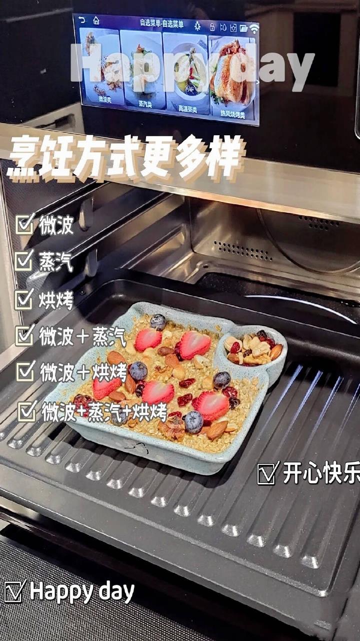 意大利daogrs N1x微蒸烤一体机嵌入式蒸箱烤箱微波炉三合一 家用