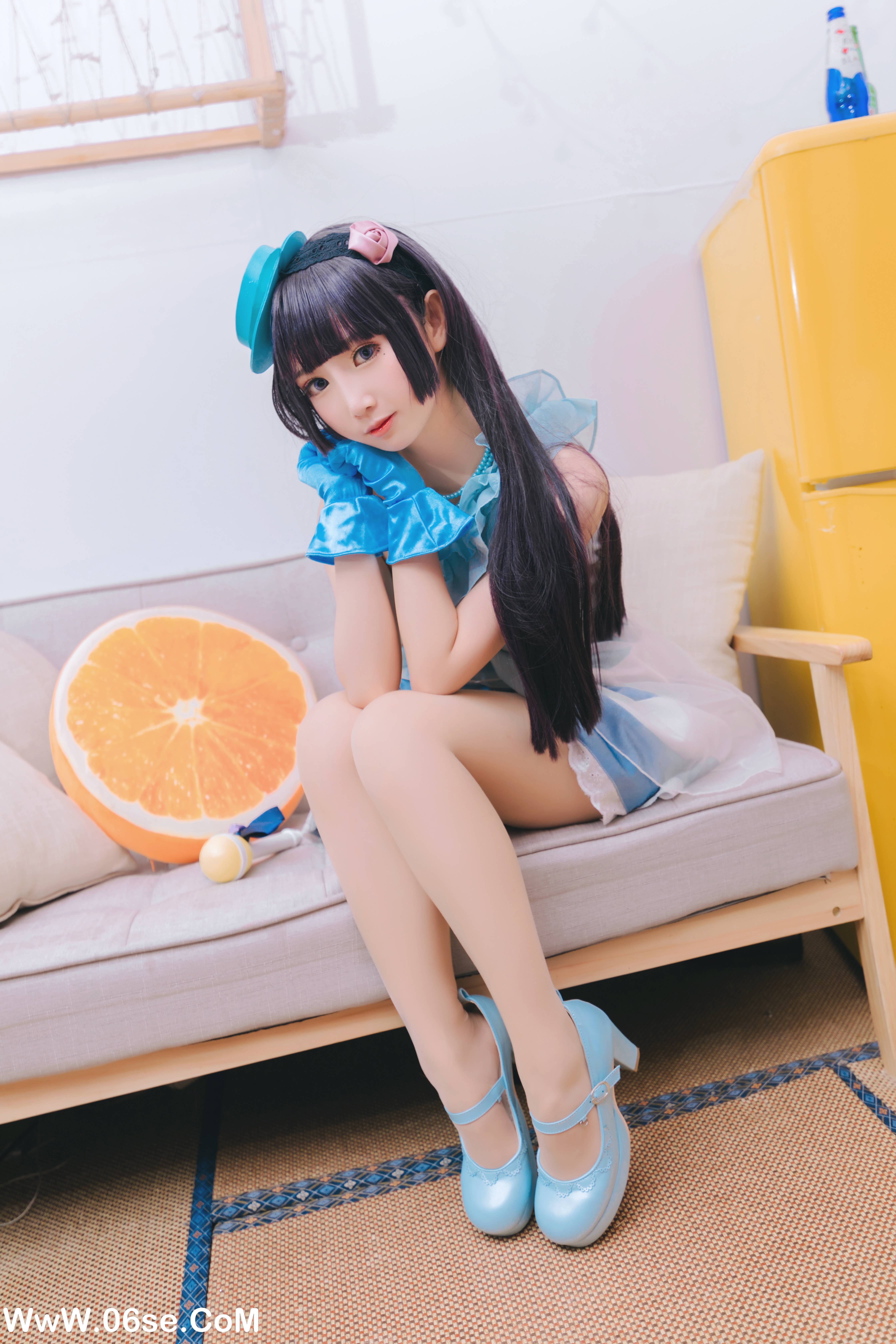 图片[4]-Coser面饼仙儿 NO.018 – 黑猫打歌服[12P128M]-六色网