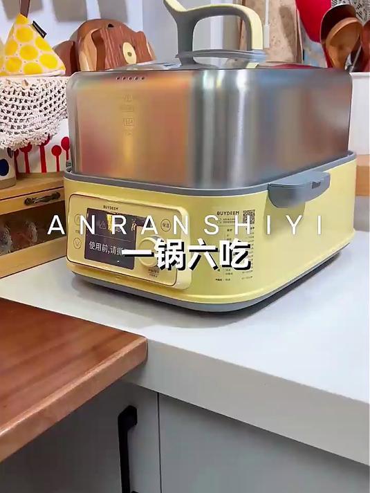 北鼎（Buydeem）家用不锈钢电炖锅 大容量多功能锅一锅多用蒸锅大号智能蒸炖锅定时预约蒸