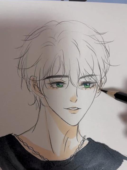 经典动漫人物简笔画绘制步骤